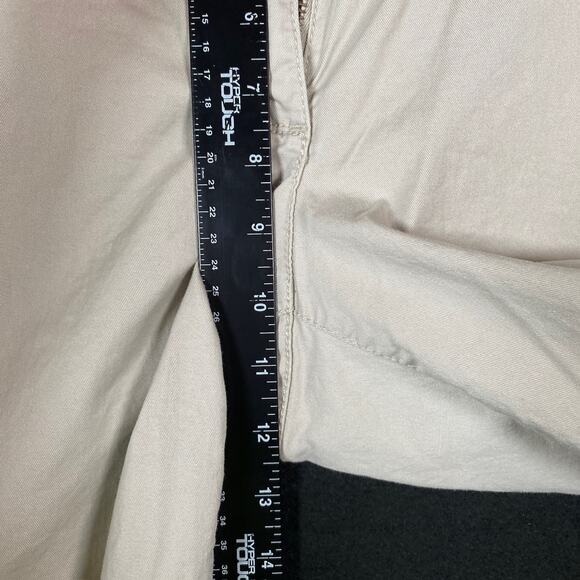 Ann Taylor Womens Pants Tan Cropped Capris Workwear Khakis Stretch 8 - Picture 8 of 12